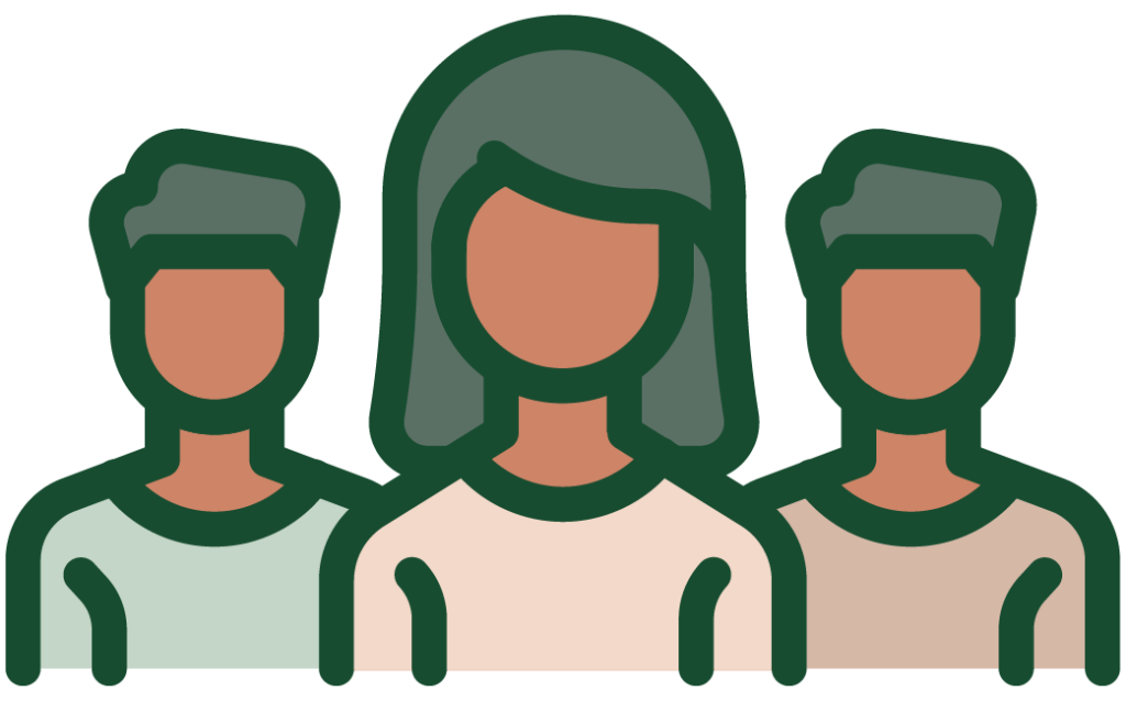 Caregivers and families working together